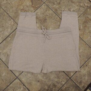 LC Lauren Conrad Waffle Knit Jogger Pants Gray XXL Drawstring